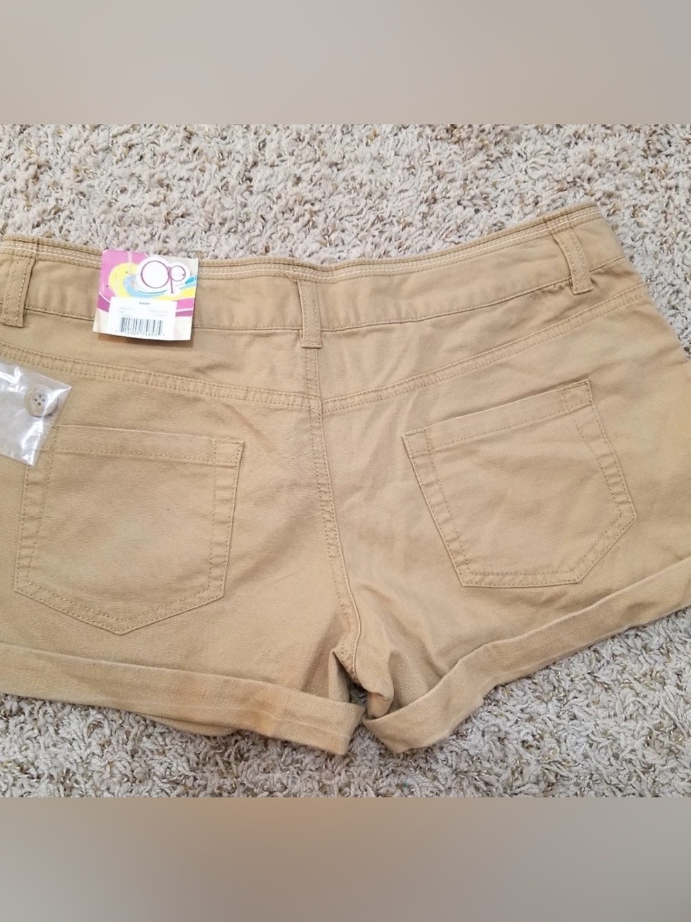 NEW NWT OP Shorts in Camel, Fits Like Size 7 - Picture 2 of 4
